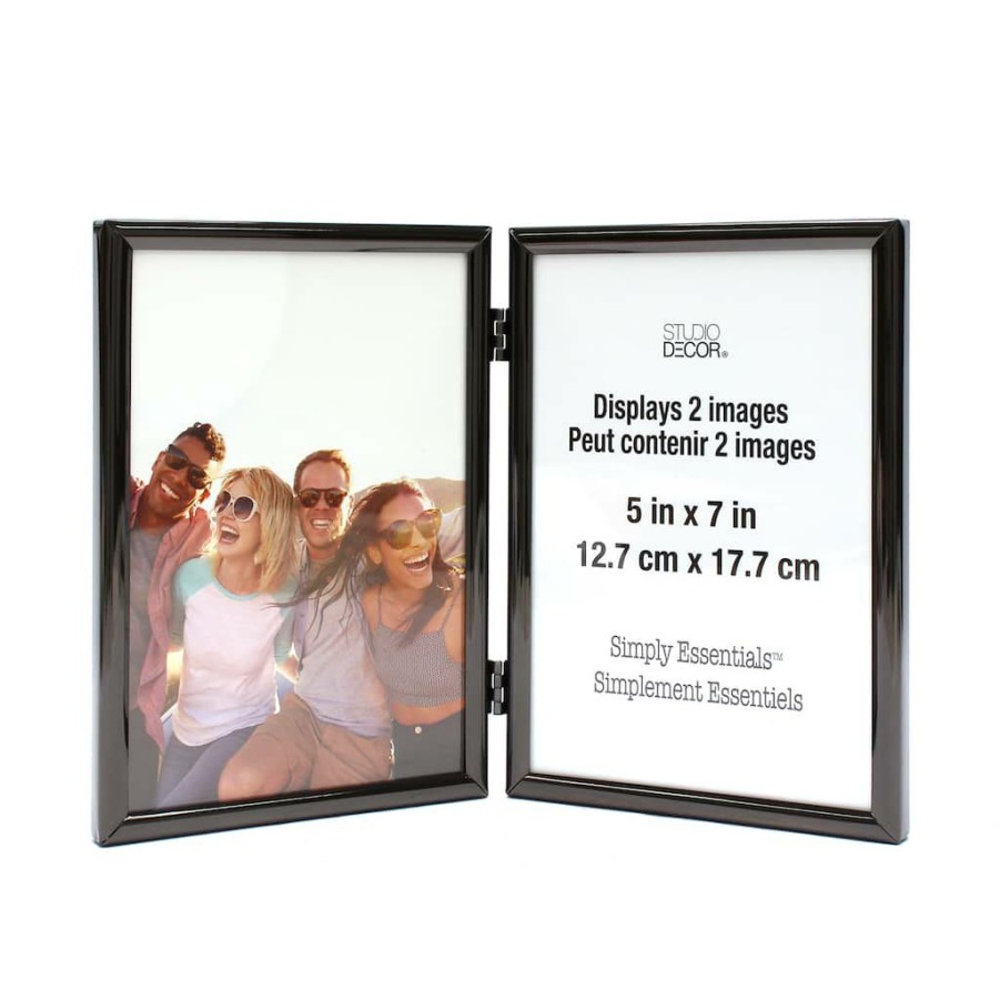 Frames * | Promo Black Hinged Metal Frame, 5 X 7 , Simply Essentials By Studio Decor By Studio Decor