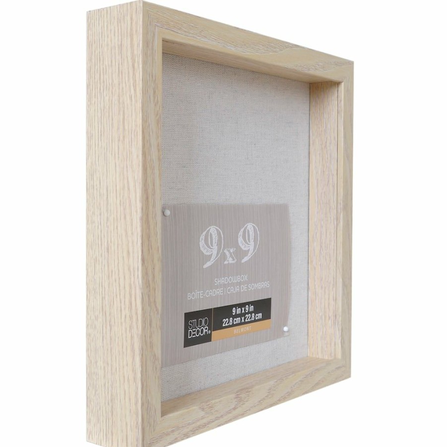 Frames * | Cheap Belmont Shadow Box By Studio Decor By Studio Decor Blonde