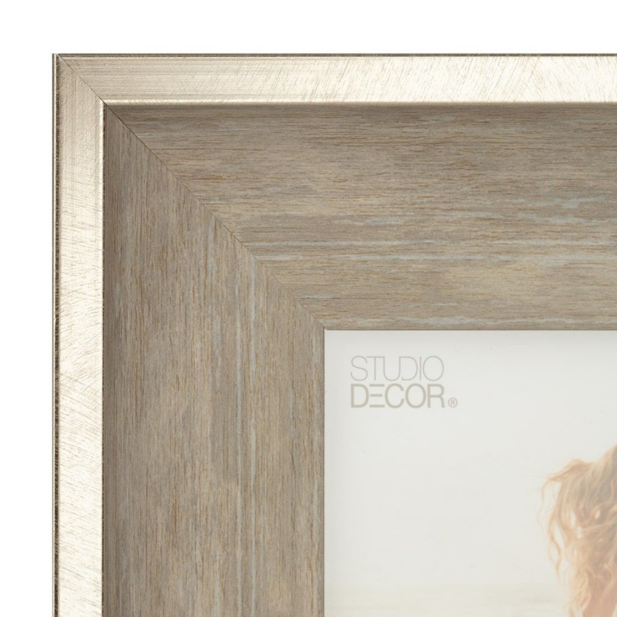 Frames * | Best Reviews Of Metallic Champagne 5 X 7 Frame, Expressions By Studio Decor By Studio Decor