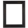 Frames * | Coupon Black Open Back Frame With Brown Wash, 16 X 20 By Studio Decor By Studio Decor