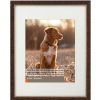 Frames * | Cheapest 8 Pack: Oak & Gold 8 X 10 Frame With Mat, Home By Studio Decor By Studio Decor