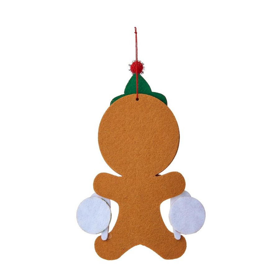 Frames * | Deals 8" Gingerbread Felt Frame Christmas Ornament By Studio Decor By Studio Decor