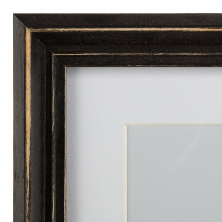 Frames * | Promo 12 Pack: 3 Opening Black Distressed 5 X 7 Collage Frame, Simply Essentials By Studio Decor By Studio Decor