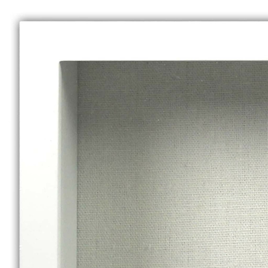 Frames * | Cheapest 12 Pack: White Flat 10 X 10 Shadow Box By Studio Decor By Studio Decor