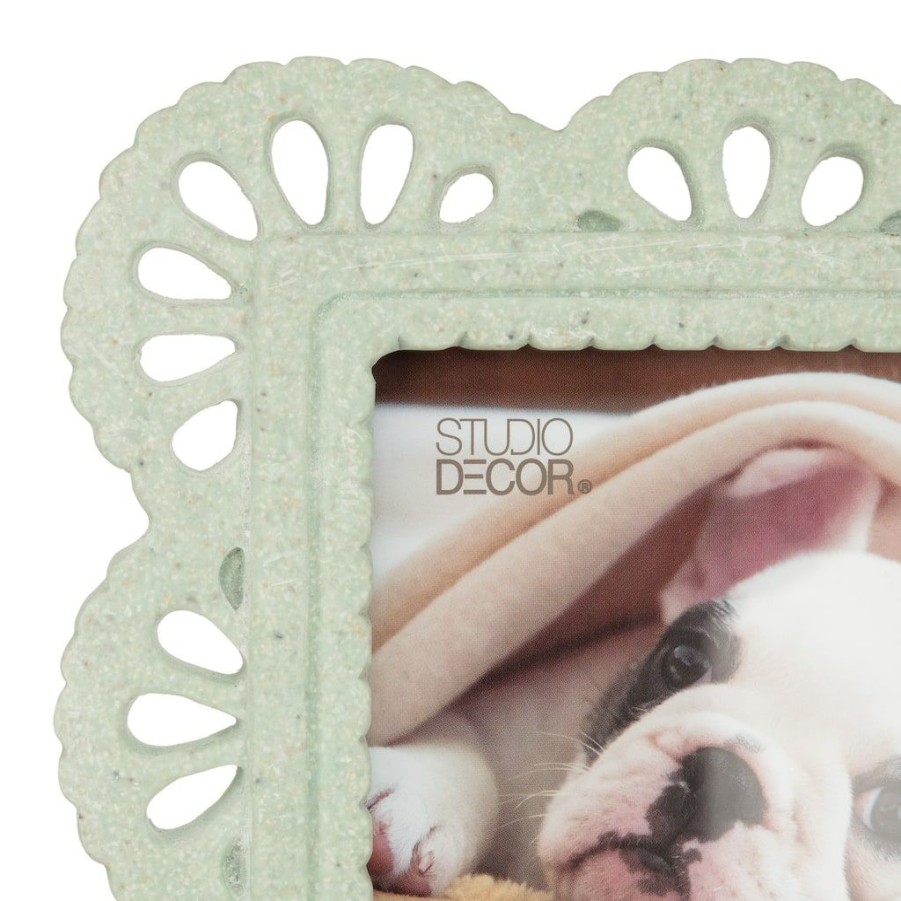 Frames * | Discount Sage Scalloped 4 X 6 Frame, Expressions By Studio Decor By Studio Decor