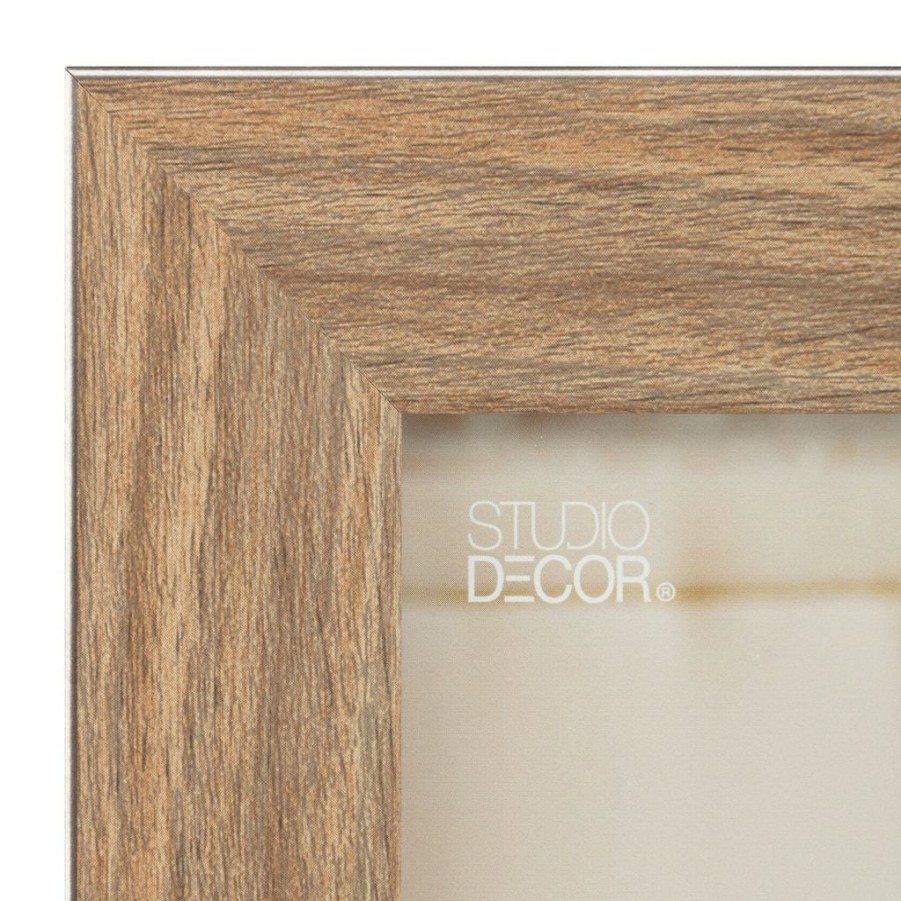 Frames * | New 12 Pack: Faux Wood 5 X 7 Frame, Expressions By Studio Decor By Studio Decor