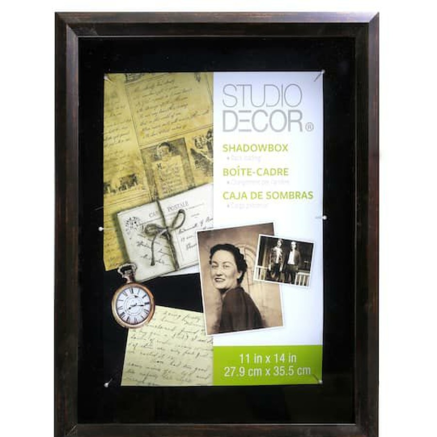 Frames * | Top 10 Shadow Box By Studio Decor By Studio Decor Bronze