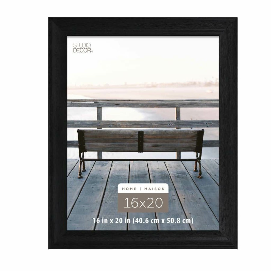 Frames * | Best Reviews Of 6 Pack: Sand Blasted Frame, Home By Studio Decor By Studio Decor Black