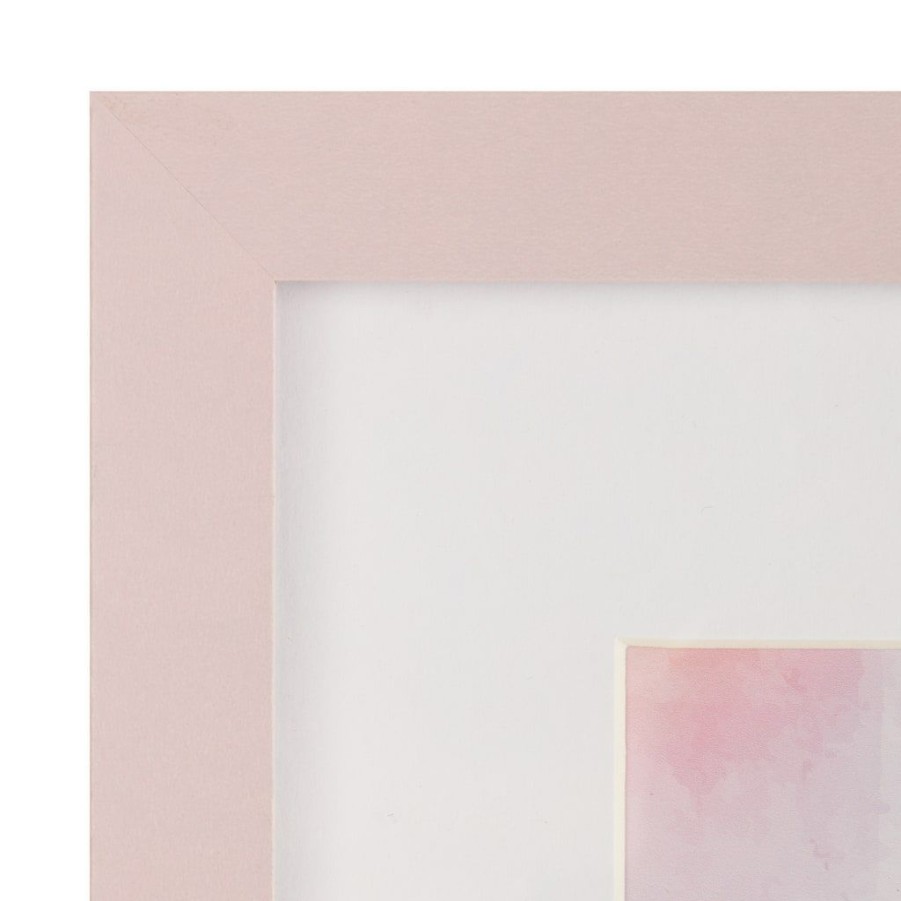 Frames * | Wholesale 12 Pack: Linear Frame With Mat, Simply Essentials By Studio Decor By Studio Decor Pink