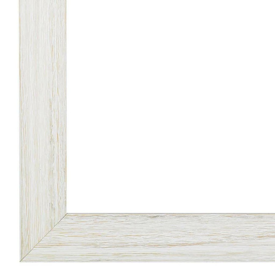 Frames * | Deals Distressed Frame, Home Collection By Studio Decor By Studio Decor White