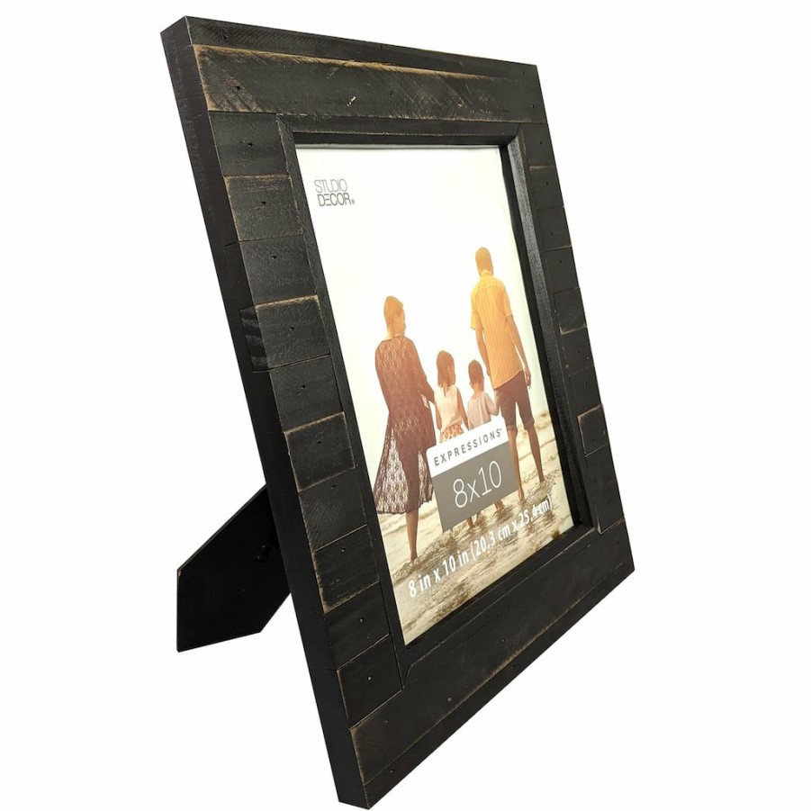 Frames * | Best Deal 12 Pack: Black Salvage Chic 8 X 10 Frame, Expressions By Studio Decor By Studio Decor