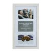 Frames * | Brand New 3 Opening White 5 X 7 Collage Frame With Mat By Studio Decor By Studio Decor