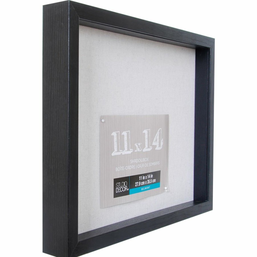 Frames * | Wholesale 8 Pack: Black 11 X 14 Belmont Shadow Box By Studio Decor By Studio Decor