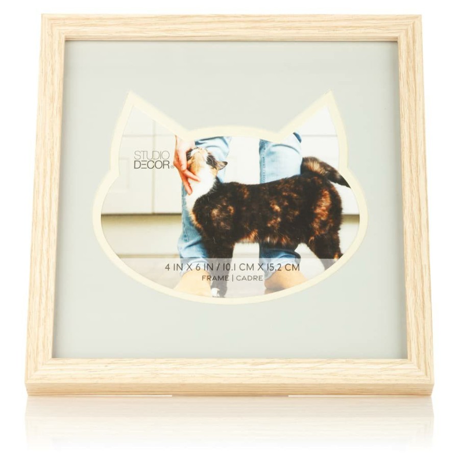 Frames * | Wholesale Natural 4 X 6 Tabletop Frame With Cat Mat By Studio Decor By Studio Decor