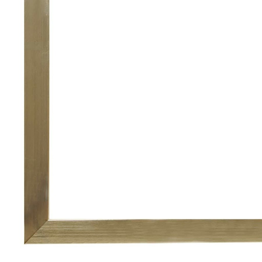 Frames * | New Metallic Belmont Frame With Mat By Studio Decor By Studio Decor Gold