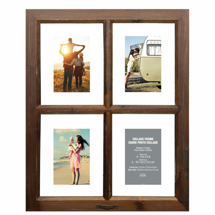 Frames * | Budget 8 Pack: 4 Opening Window Collage Frame By Studio Decor By Studio Decor