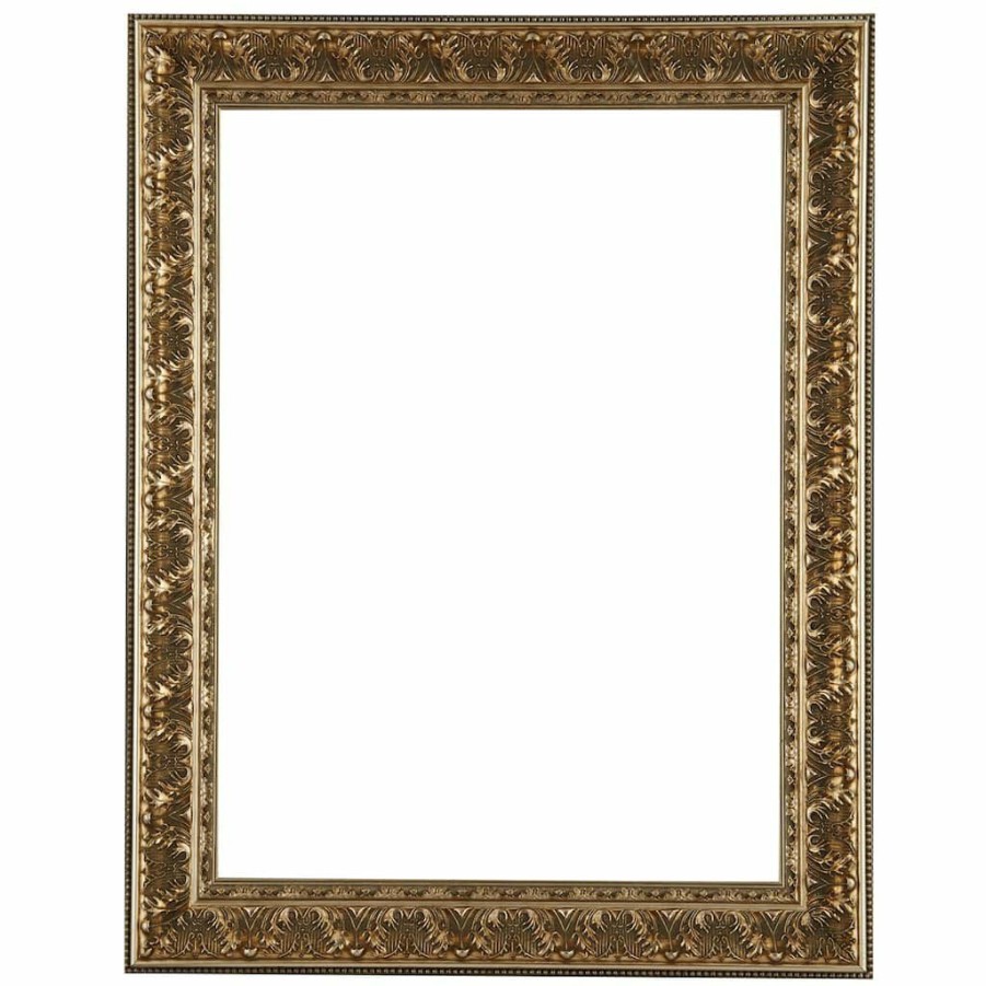 Frames * | Buy Antique Open Back Frame By Studio Decor By Studio Decor Champagne