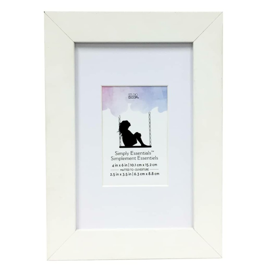 Frames * | Discount 12 Pack: White 2.5 X 3.5 Frame, Simply Essentials By Studio Decor By Studio Decor