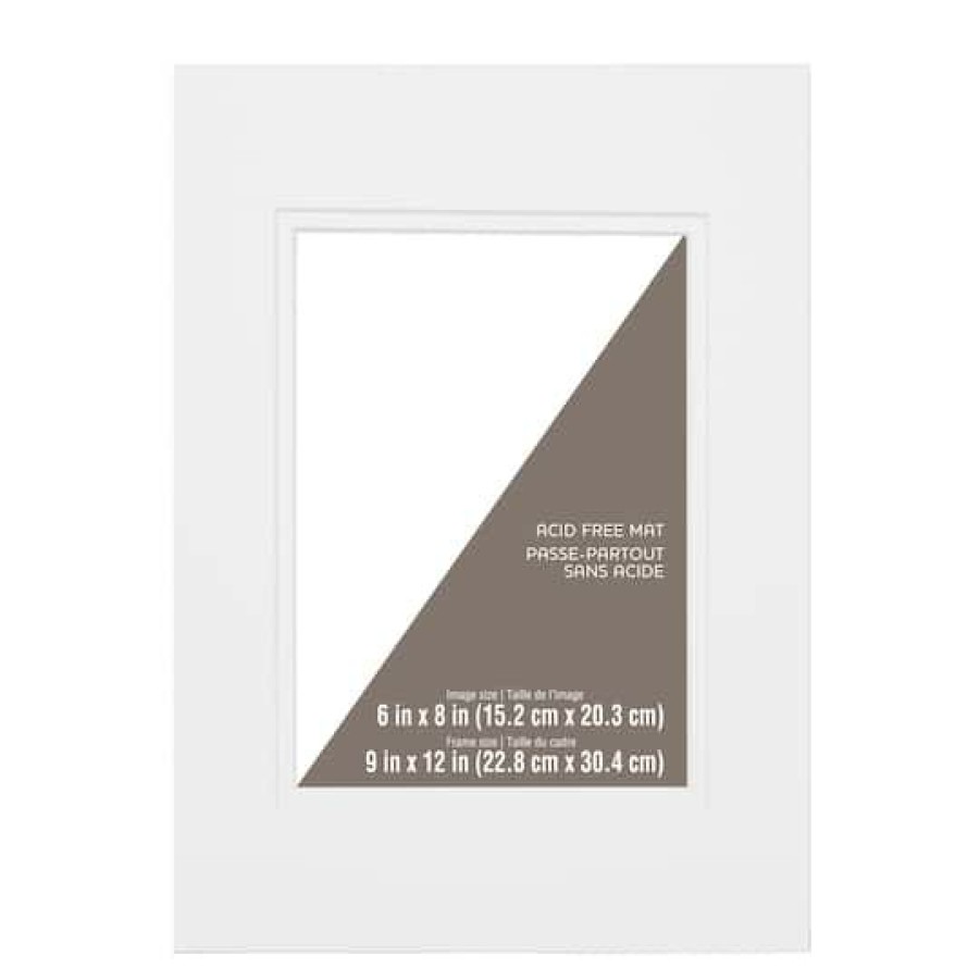 Frames * | Flash Sale 9 X 12 Double Mat By Studio Decor , 6 X 8 Opening By Studio Decor