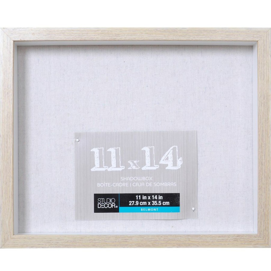 Frames * | Buy 8 Pack: Blonde Belmont 11 X 14 Shadowbox By Studio Decor By Studio Decor