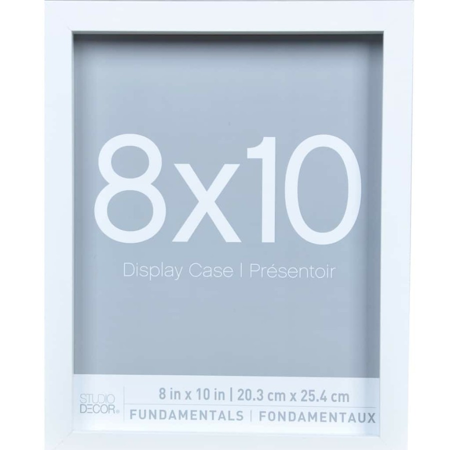 Frames * | Best Pirce 3-Pack White 8 X 10 Shadow Boxes, Fundamentals By Studio Decor By Studio Decor