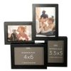 Frames * | Flash Sale 4 Opening Black Collage Frame, Expressions By Studio Decor By Studio Decor