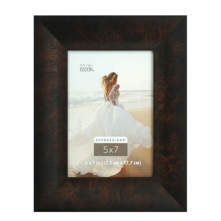 Frames * | Best Deal Espresso Beveled Frame, 5 X 7 , Expressions By Studio Decor By Studio Decor