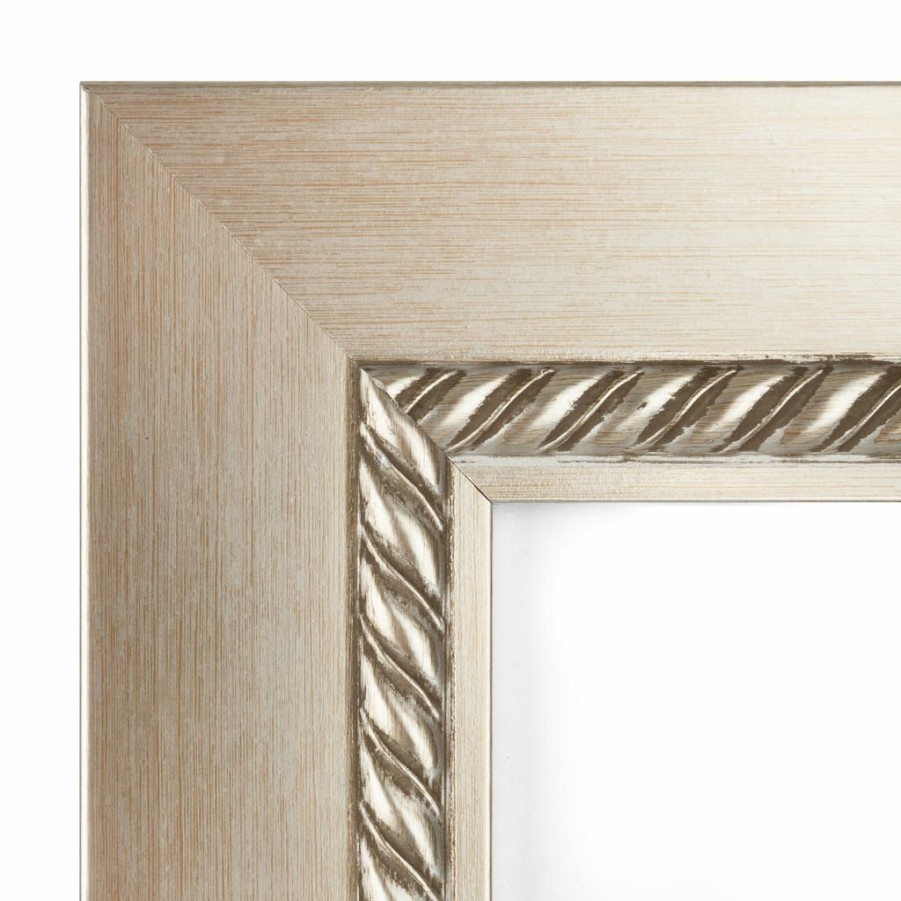 Frames * | Brand New Inner Rope Frame With Mat, Home By Studio Decor By Studio Decor Silver