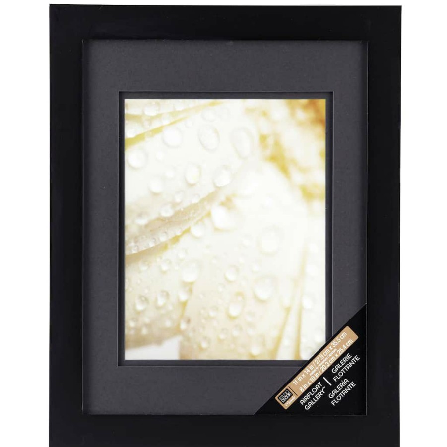 Frames * | Budget Gallery Wall Frame With Double Mat By Studio Decor By Studio Decor Black