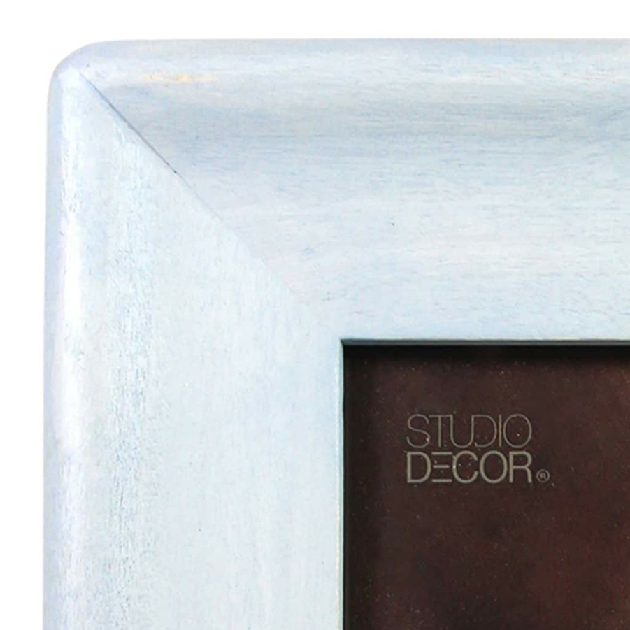 Frames * | Promo Light Blue Rounded 5 X 7 Frame, Expressions By Studio Decor By Studio Decor