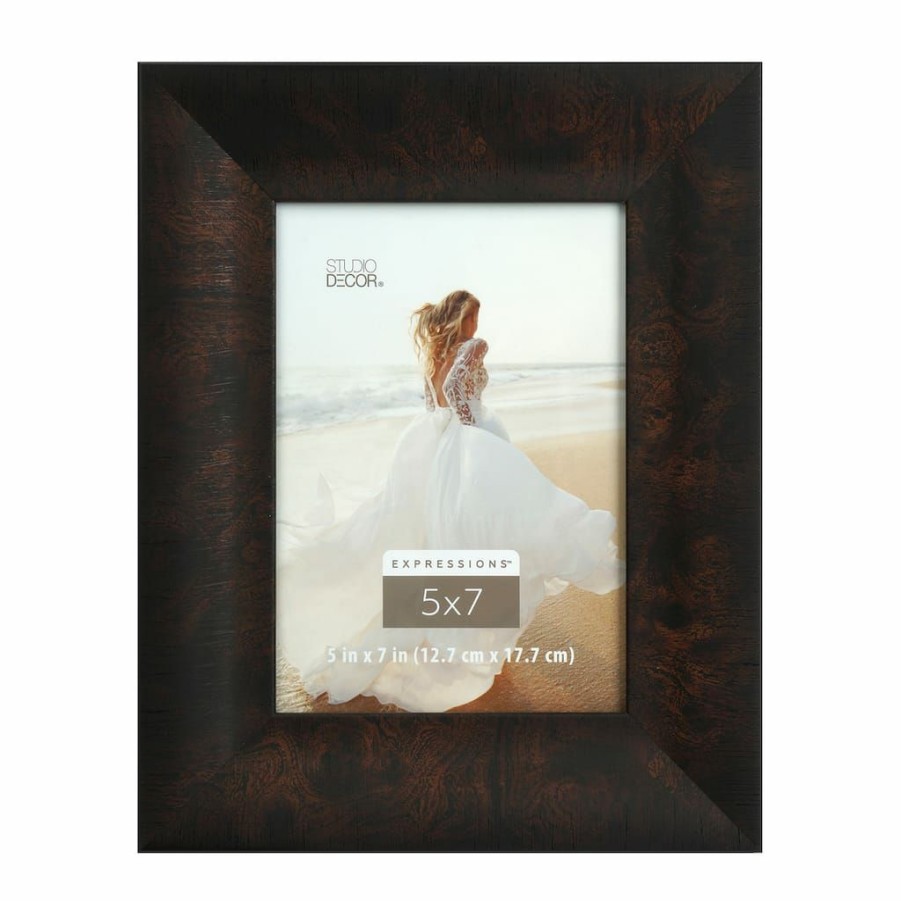 Frames * | Wholesale 12 Pack: Espresso Beveled Frame, 5 X 7 , Expressions By Studio Decor By Studio Decor