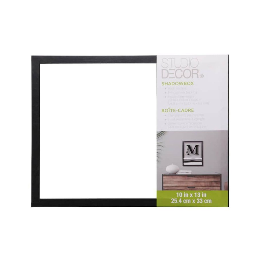 Frames * | Wholesale 12 Pack: Black 10 X 13 Float Shadow Box By Studio Decor By Studio Decor