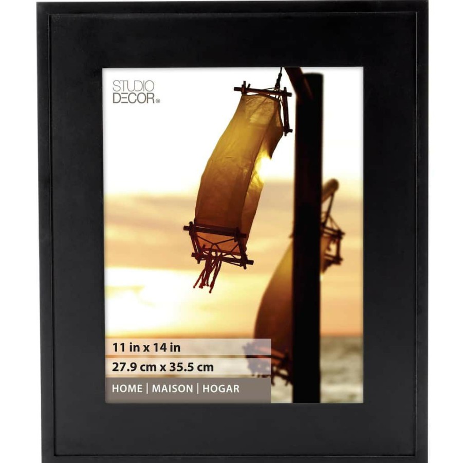 Frames * | Wholesale 8 Pack: Hampton Frame, Home Collection By Studio Decor By Studio Decor Black