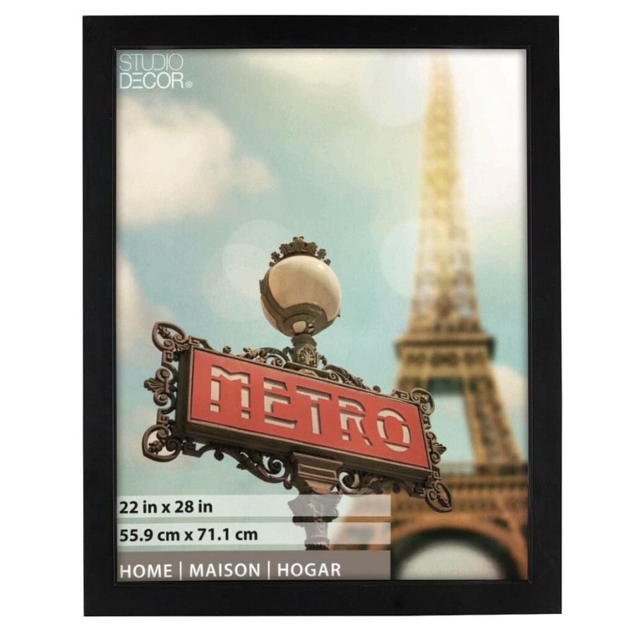 Frames * | Brand New 8 Pack: Studio Frame, Home Collection By Studio Decor By Studio Decor Black