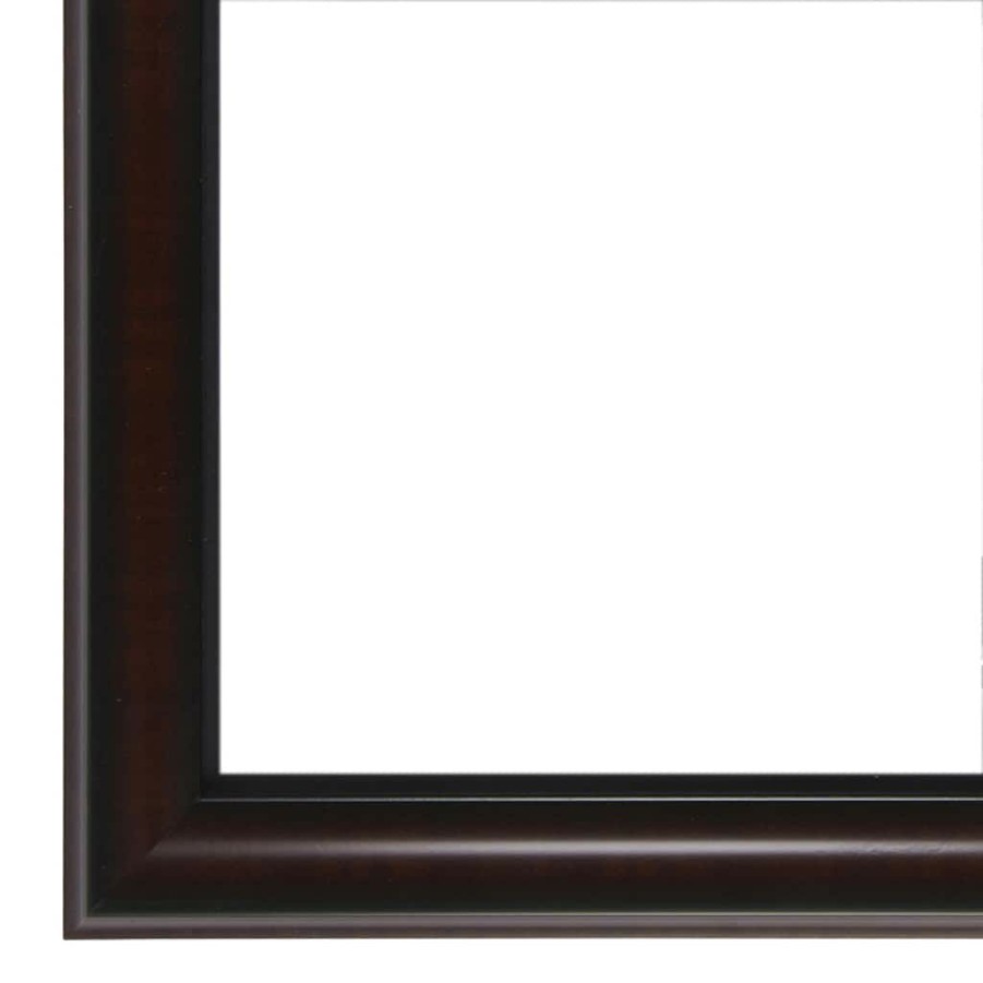 Frames * | Flash Sale Mahogany & Black 11 X 14 Document Float Frame By Studio Decor By Studio Decor