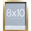 Frames * | Discount 3 Pack Gold Fundamentals 8 X 10 Display Case By Studio Decor By Studio Decor