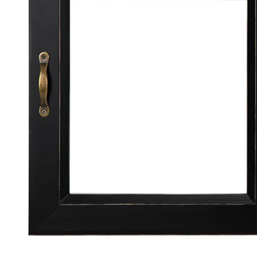 Frames * | Cheapest 8 Pack: 4 Opening Antique Black Window 5 X 7 Collage Float Frame, Heritage Home By Studio Decor By Studio Decor