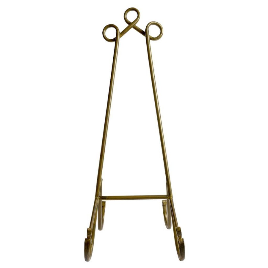 Frames * | Brand New Gold Metal Easel By Studio Decor By Studio Decor