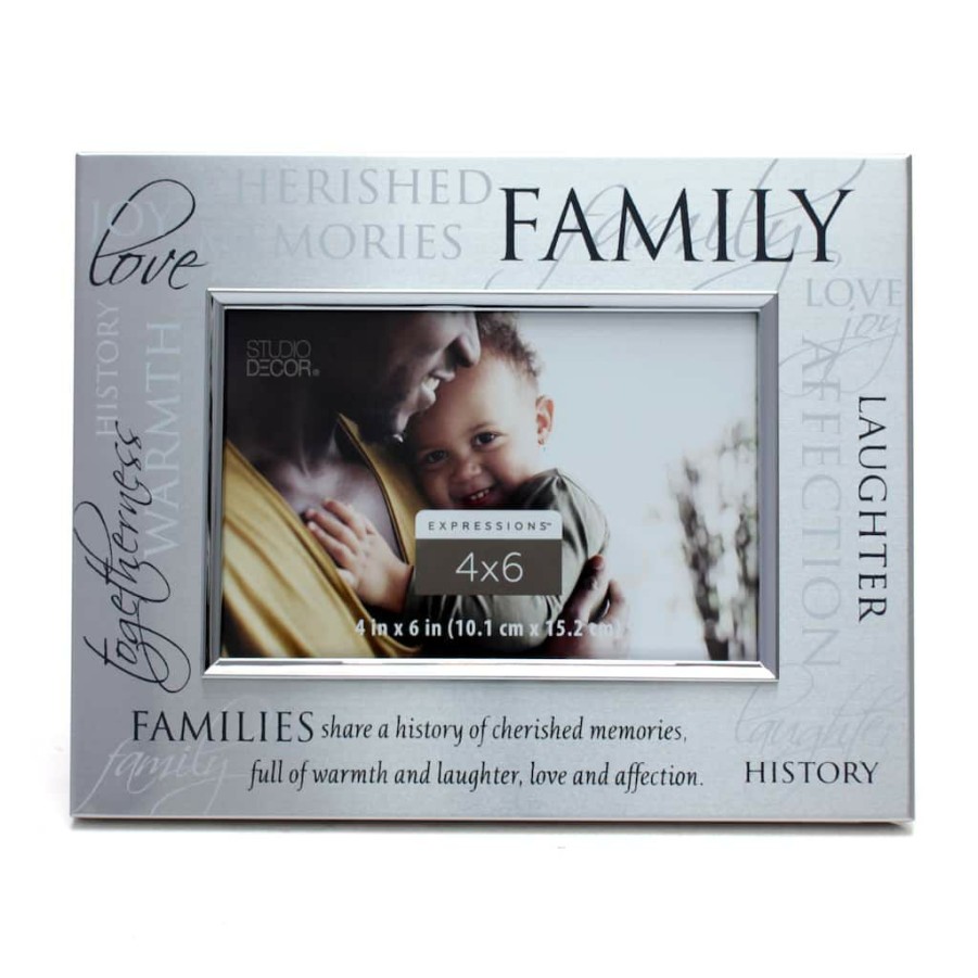 Frames * | Cheap Family Sentiment 4 X 6 Frame, Expressions By Studio Decor By Studio Decor