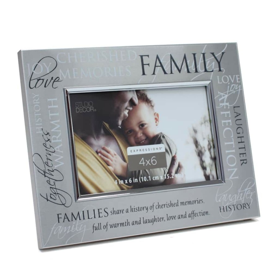 Frames * | Cheap Family Sentiment 4 X 6 Frame, Expressions By Studio Decor By Studio Decor