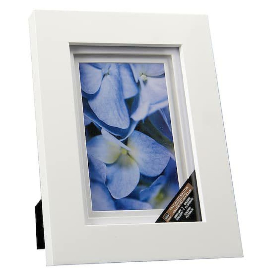 Frames * | Best Deal Gallery Frame With Double Mat By Studio Decor By Studio Decor White