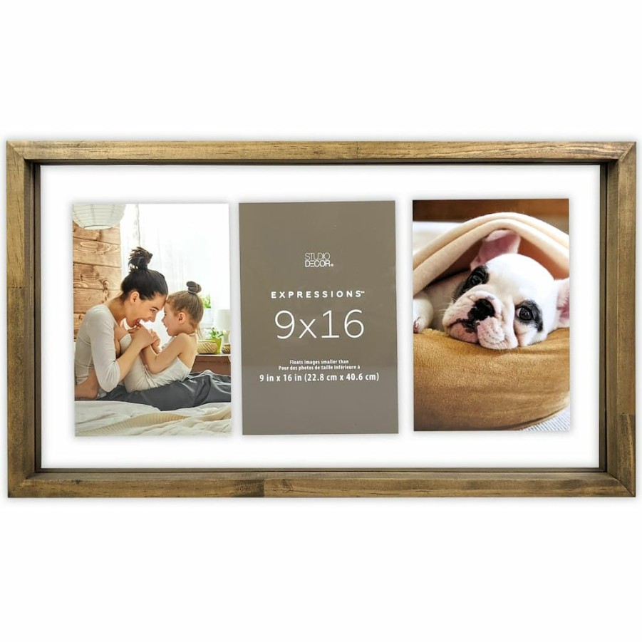 Frames * | Coupon Wood 9 X 16 Float Frame, Expressions By Studio Decor By Studio Decor