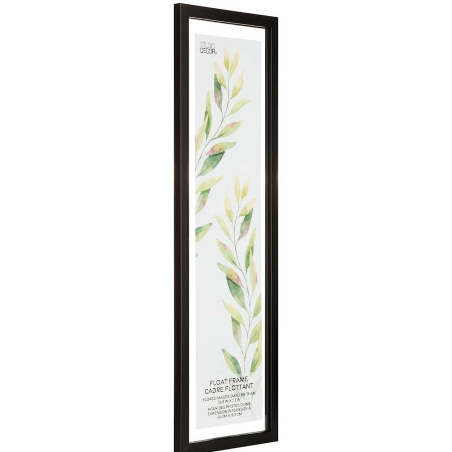 Frames * | Cheapest 8 Pack: Black Panoramic 26.8 X 7.2 Float Frame By Studio Decor By Studio Decor