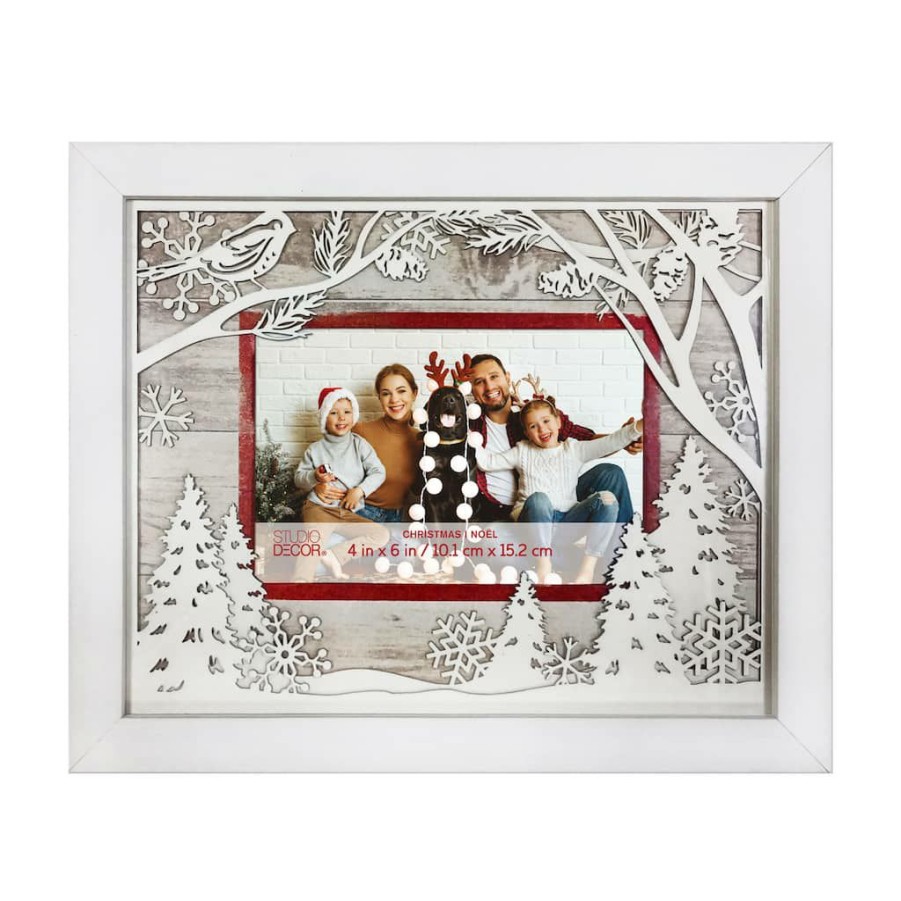 Frames * | Brand New Winter Forest 4 X 6 Frame By Studio Decor By Studio Decor