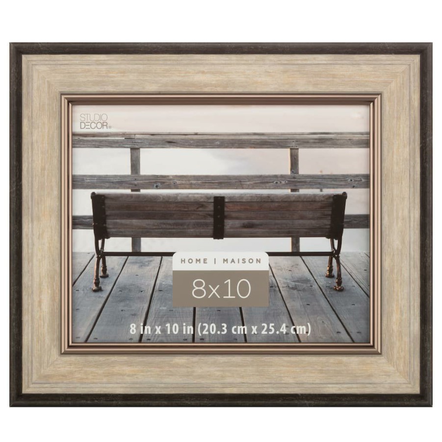 Frames * | Budget 6 Pack: Greige & Black 8 X 10 Frame, Home Collection By Studio Decor By Studio Decor