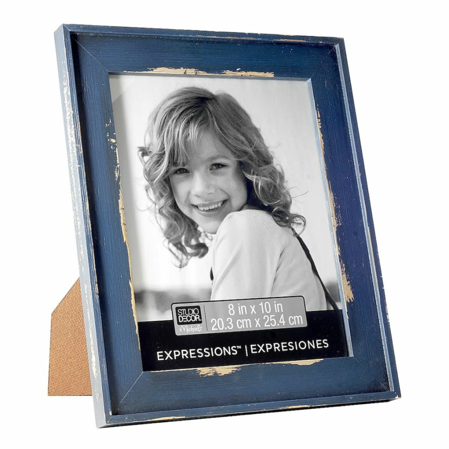 Frames * | Budget 12 Pack: Blue Country 8 X 10 Frame, Expressions By Studio Decor By Studio Decor