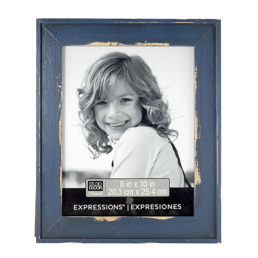 Frames * | Budget 12 Pack: Blue Country 8 X 10 Frame, Expressions By Studio Decor By Studio Decor