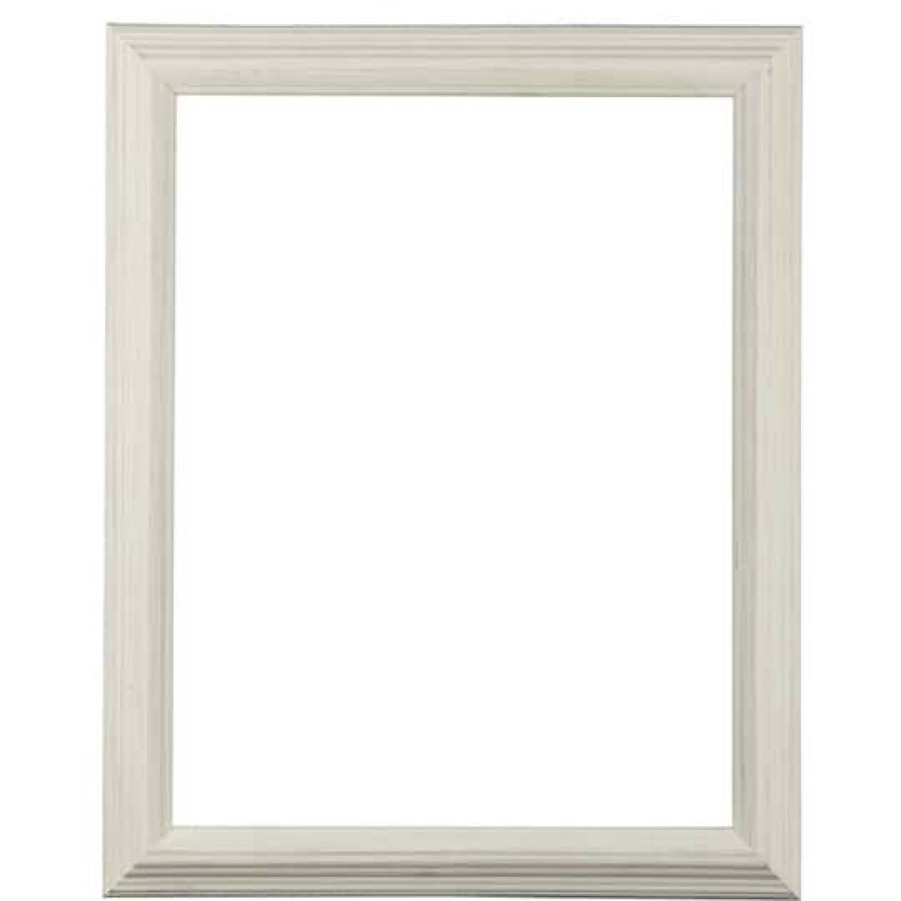 Frames * | Best Reviews Of Open Back Driftwood Frame By Studio Decor By Studio Decor White