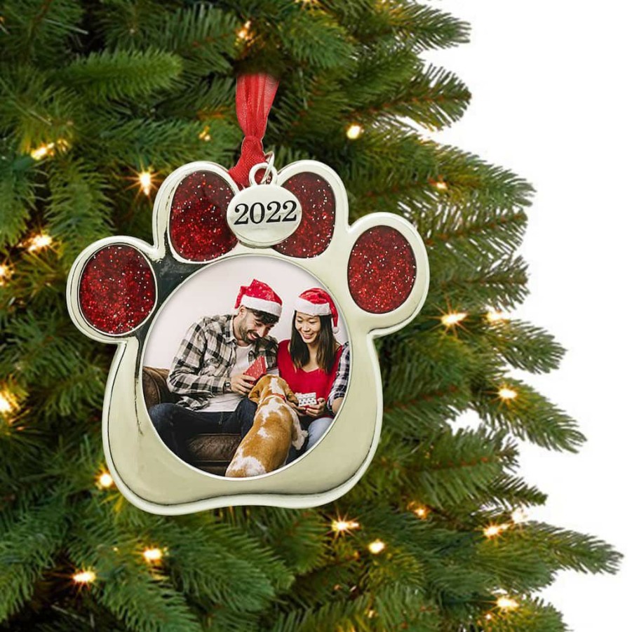 Frames * | Best Deal Dog Paw 2022 Ornament Frame By Studio Decor By Studio Decor