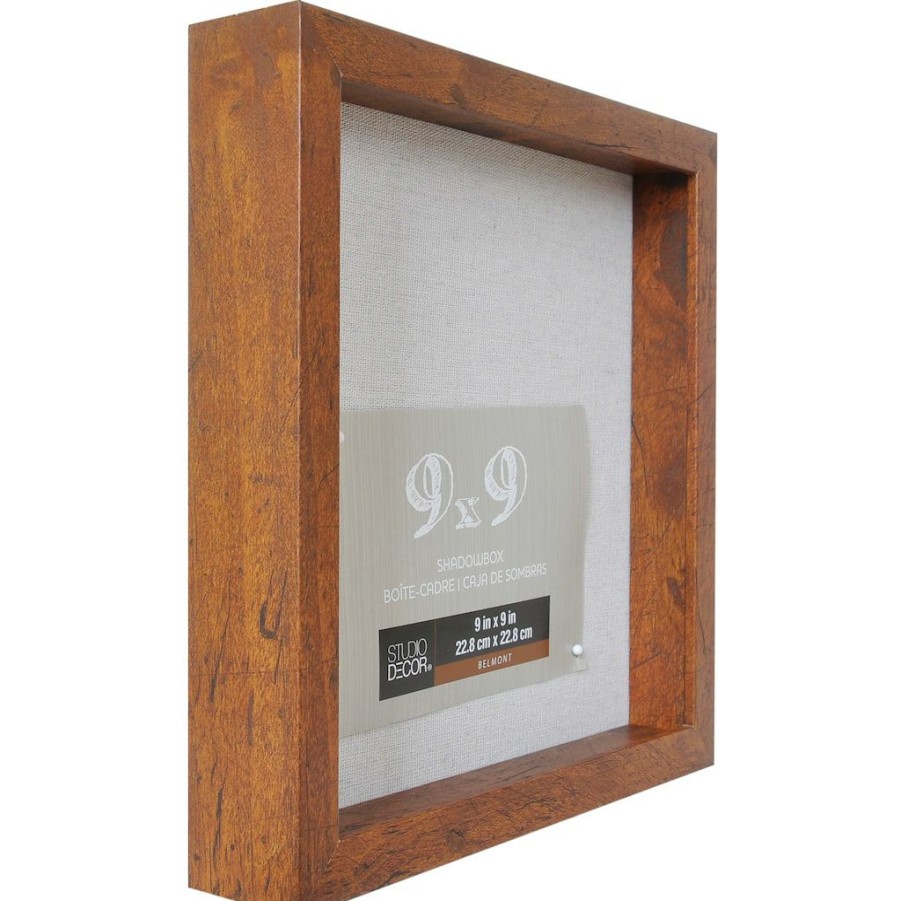 Frames * | Best Reviews Of Belmont Shadow Box By Studio Decor By Studio Decor Honey